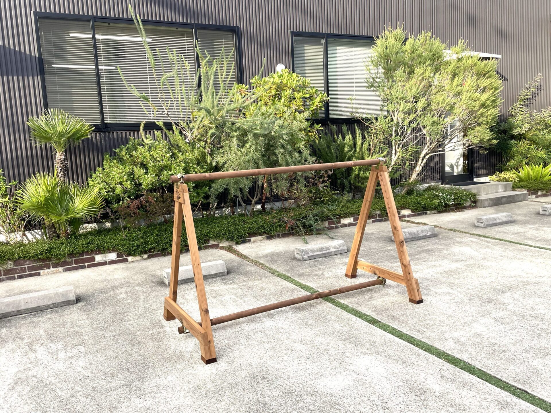 木製サイクルスタンド