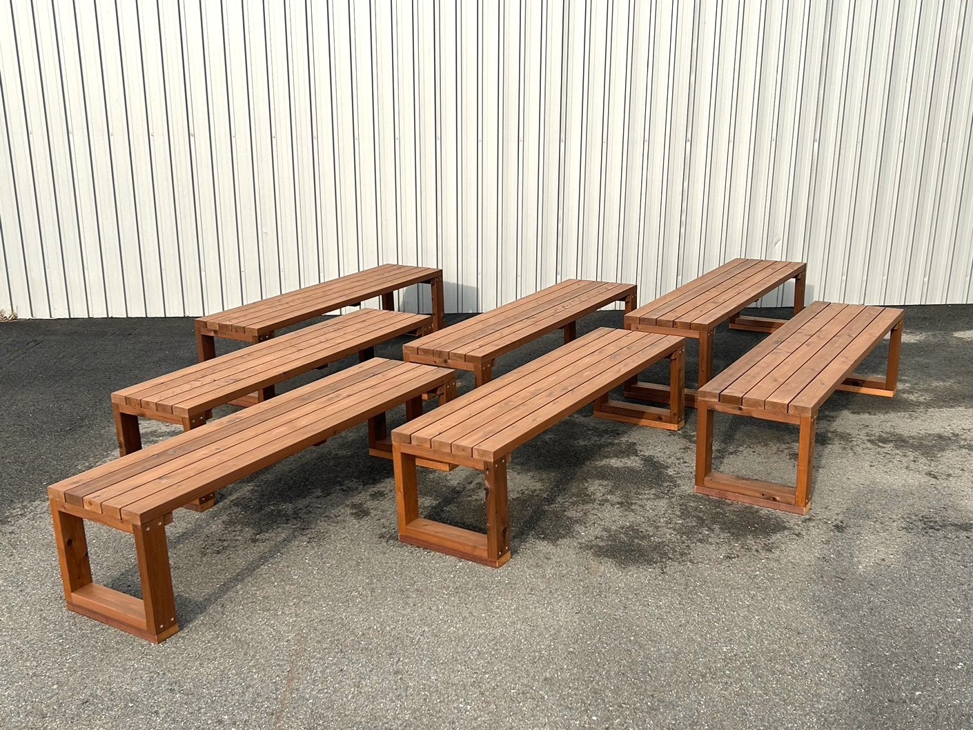 紀州材サーモウッド（桧）ガーデンベンチ